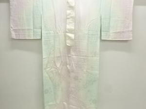 草花模様織出し長襦袢
